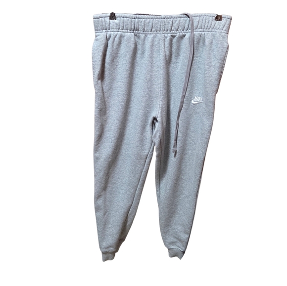 Nike Pants - Nike Fleece Jogger Pants Womens Size Medium Gray Sweatpants